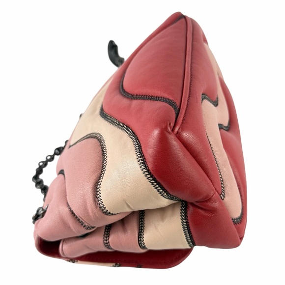 LONGCHAMP Brioche Quilted Multicolor Leather Crossbody Shoulder Bag - Picture 7 of 17